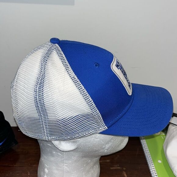 Blue White Nike UK Kentucky Wildcats 1Size SnapBack Mesh Trucker Baseball Cap - Picture 5 of 7